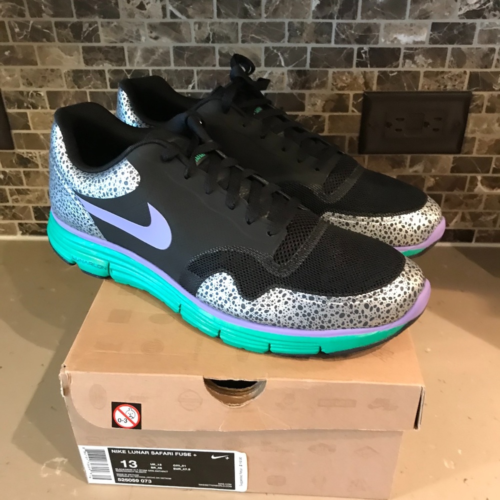 NEW Nike Lunar Safari Fuse+ Sz 13 525059 073